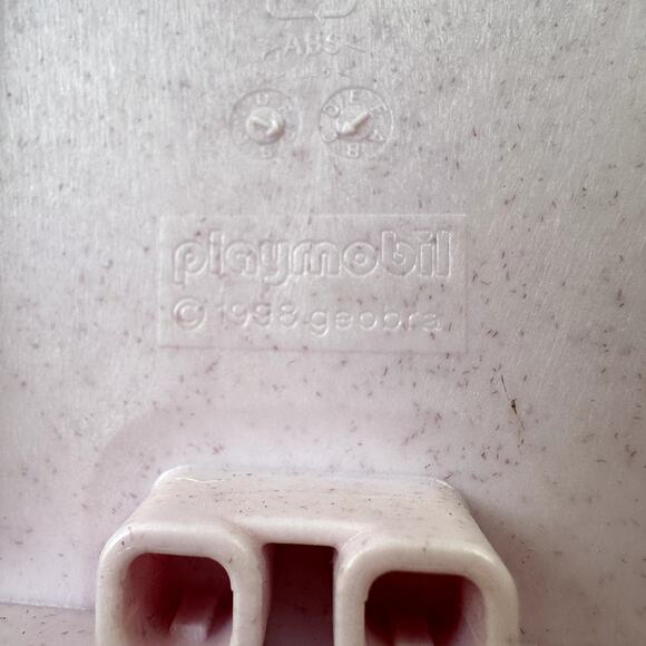 Playmobil Princess Fairytale Castle 3019 Curved End Pink Baseplate Floor 1998 - Picture 3 of 4